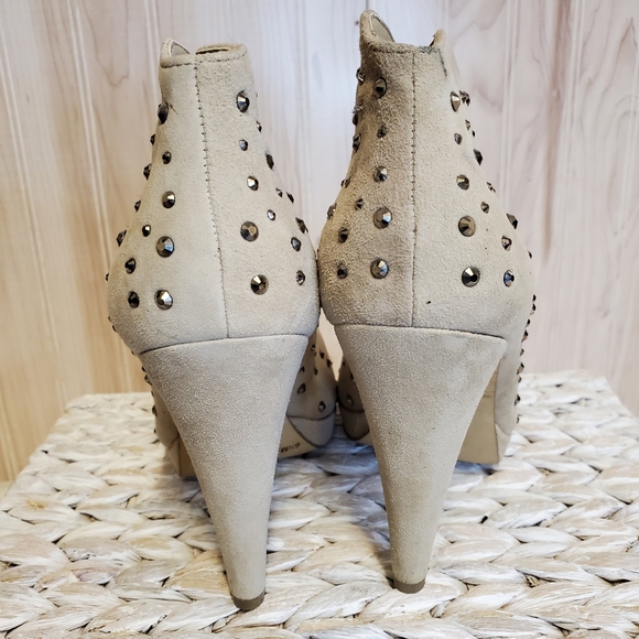 Inc International Concepts Tiara Open Toe Bootie Bisque Beige Size 6.5 M - Picture 4 of 9